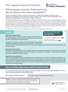 This is a plain language summary of a clinical research study called XTEND-1. The study looked into how safe and effective a medicine called efanesocto-cog alfa is for people with severe hemophilia A